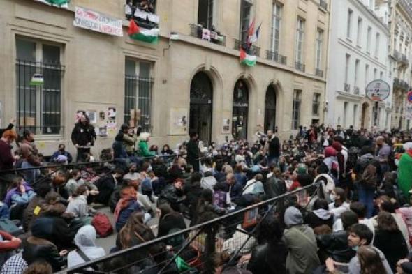 الاحتجاجات الطلابية الداعمة لغزة تصل إلى باريس