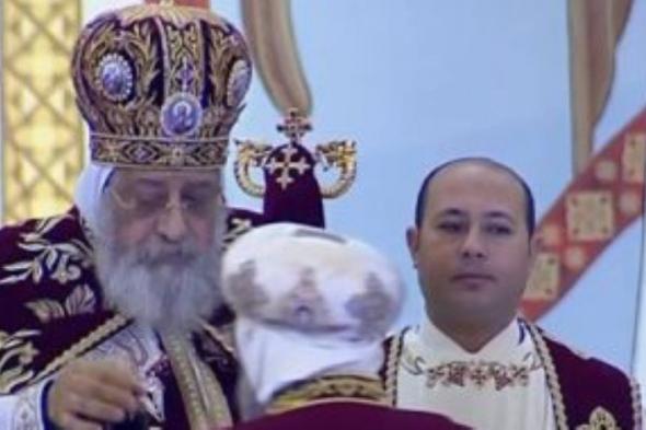 البابا تواضروس الثانى يترأس قداس خميس العهد بدير القديس مارمينا العجايبى