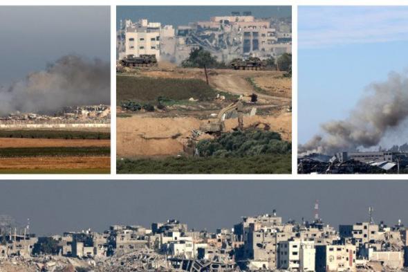 الجيش الإسرائيلي يقصف منطقتين طالب بإخلائهما صباحا فى رفح الفلسطينية