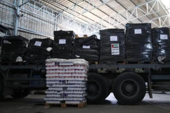 الإمارات تعلن إيصال 400 طن من المساعدات الغذائية لسكان غزة