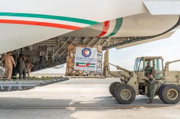 مطار العريش يستقبل طائرة مساعدات من الكويت لصالح غزة