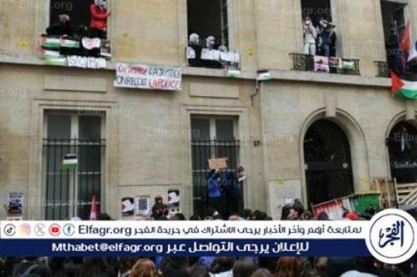 الشرطة الفرنسية تخلي قاعة في جامعة السوربون احتلها محتجون مؤيدون لغزة