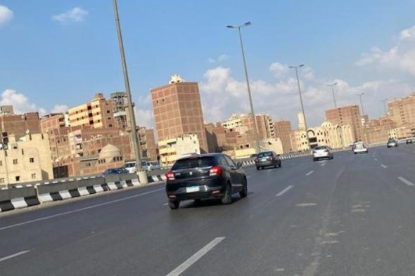 سيولة مرورية فى حركة السيارات أعلى محاور القاهرة والجيزة