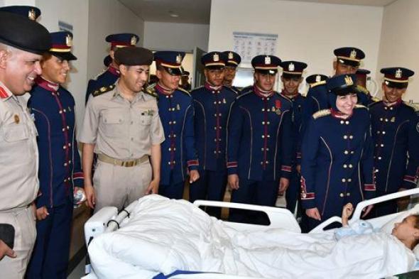 تنظيم زيارة لعدد من طلبة الكلية الحربية لمستشفى أهل مصر لعلاج الحروق