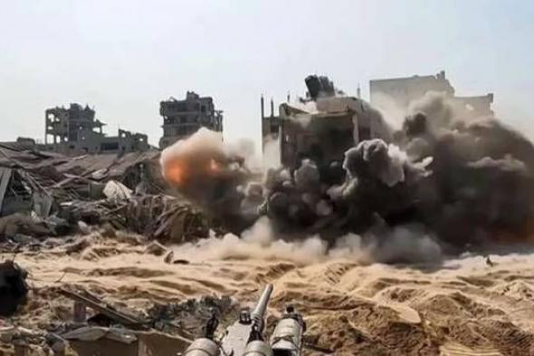 الاحتلال الإسرائيلي يكثف القصف على المنطقة الشرقية لمخيم البريج بوسط غزة