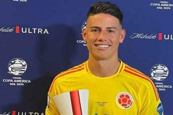 رودريجيز أفضل لاعب في مباراة كولومبيا وباراجواي