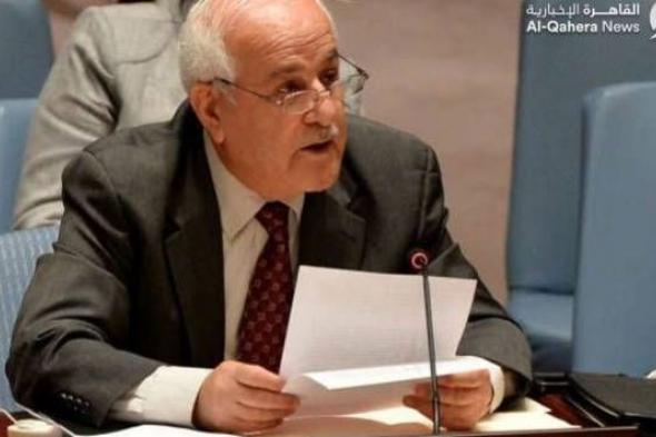 مندوب فلسطين لدى مجلس الأمن: العالم فشل في وضع حد للانتهاكات الإسرائيلية