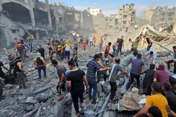 الهلال الأحمر الفلسطيني: الاحتلال يواصل قصف مناطق متفرقة في قطاع غزة