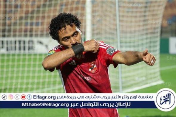 حسين الشحات يسجل هدف الأهلي الثاني في شباك فاركو والأخير يذلل الفارق