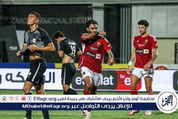حسين الشحات يحصد جائزة رجل مباراة الأهلي ضد فاركو في الدوري الممتاز