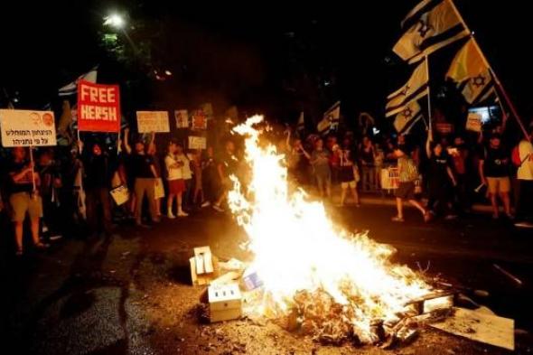 مظاهرات في 80 موقعًا بإسرائيل تطالب بإقالة نتنياهو وإجراء انتخابات مبكرة