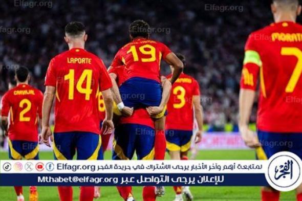 عاجل.. تشكيل إسبانيا الرسمي أمام ألمانيا في كأس أمم أوروبا 2024