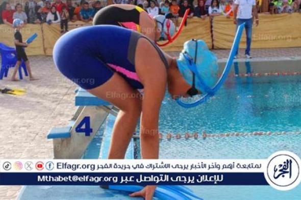 براعم بورسعيد يستعدون لخوض أول سباقاتهم في بطولة السباحة بالزعانف