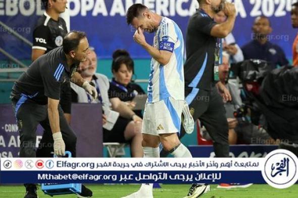 احصائية مخيبة لميسي مع منتخب الأرجنتيني بعد خروجه مصابا من نهائي كوبا أمريكا