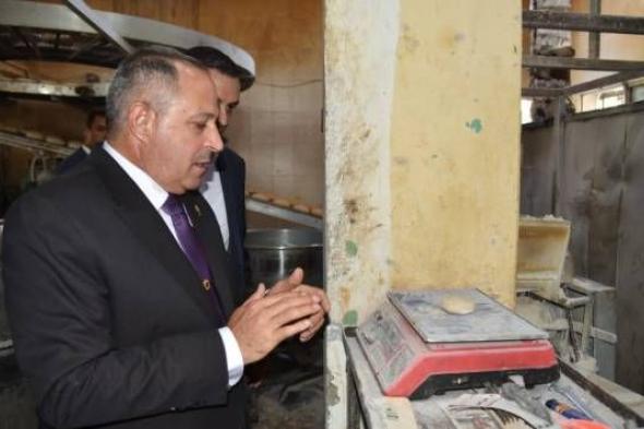 رغيف خبز مطابق للمواصفات.. توجيهات محافظ بورسعيد لأصحاب المخابز